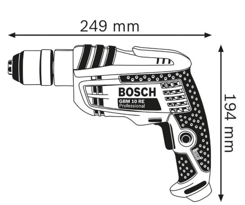 Bosch Bohrmaschine GBM 10 RE