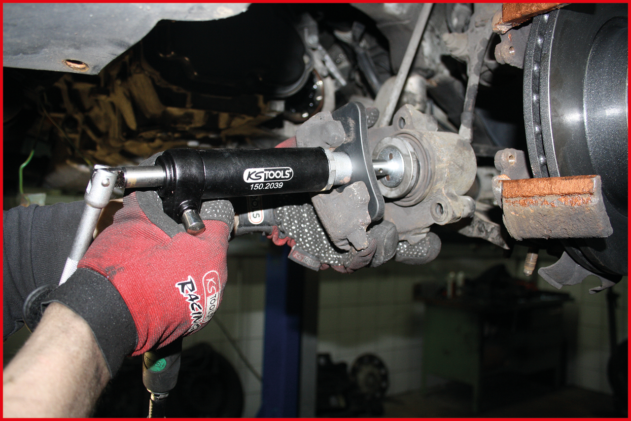 KS Tools Druckluftspindel-Bremskolbenwerkzeug-Satz, 18-tlg
