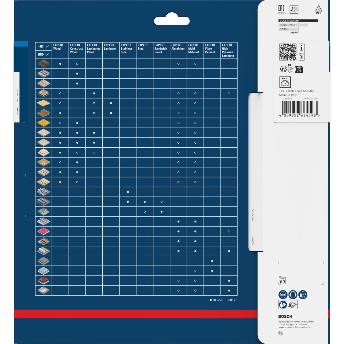 Bosch EXPERT Steel Kreissägeblatt, 230x30 mm, Z48