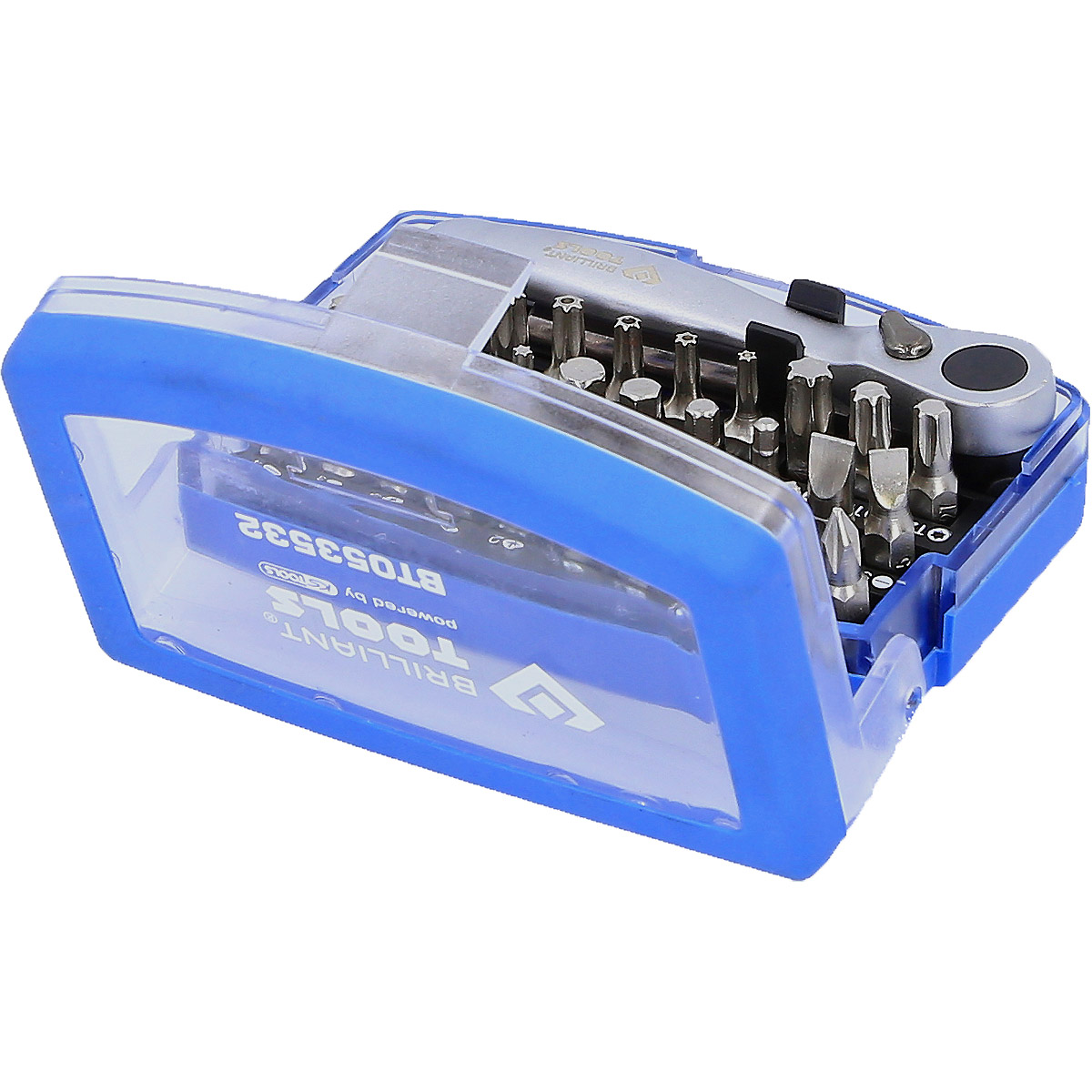 Brilliant Tools Bit-Satz mit Bit-Umschaltratsche, 32-tlg