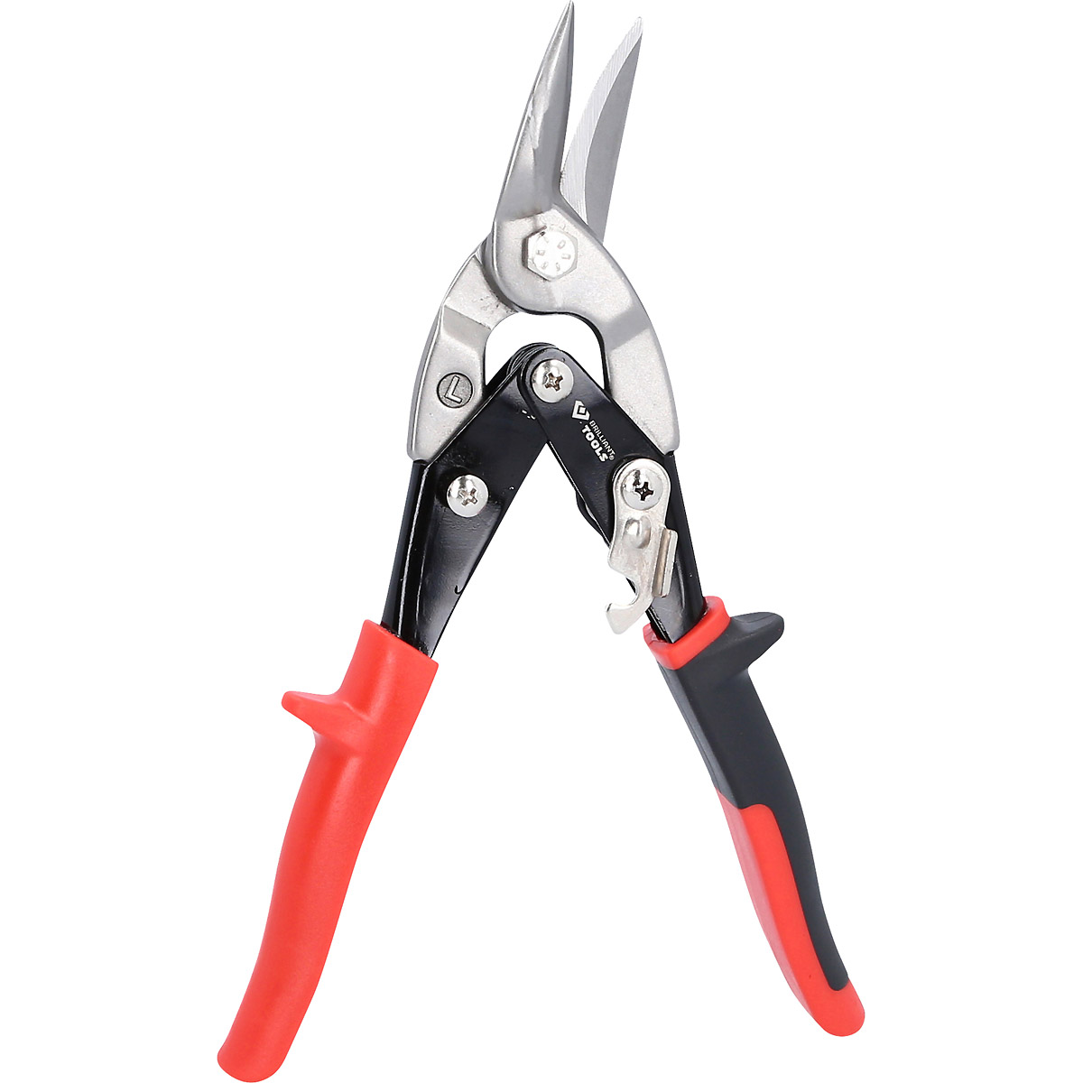 Brilliant Tools Hebel-Blechdurchgangsschere, linksschneidend