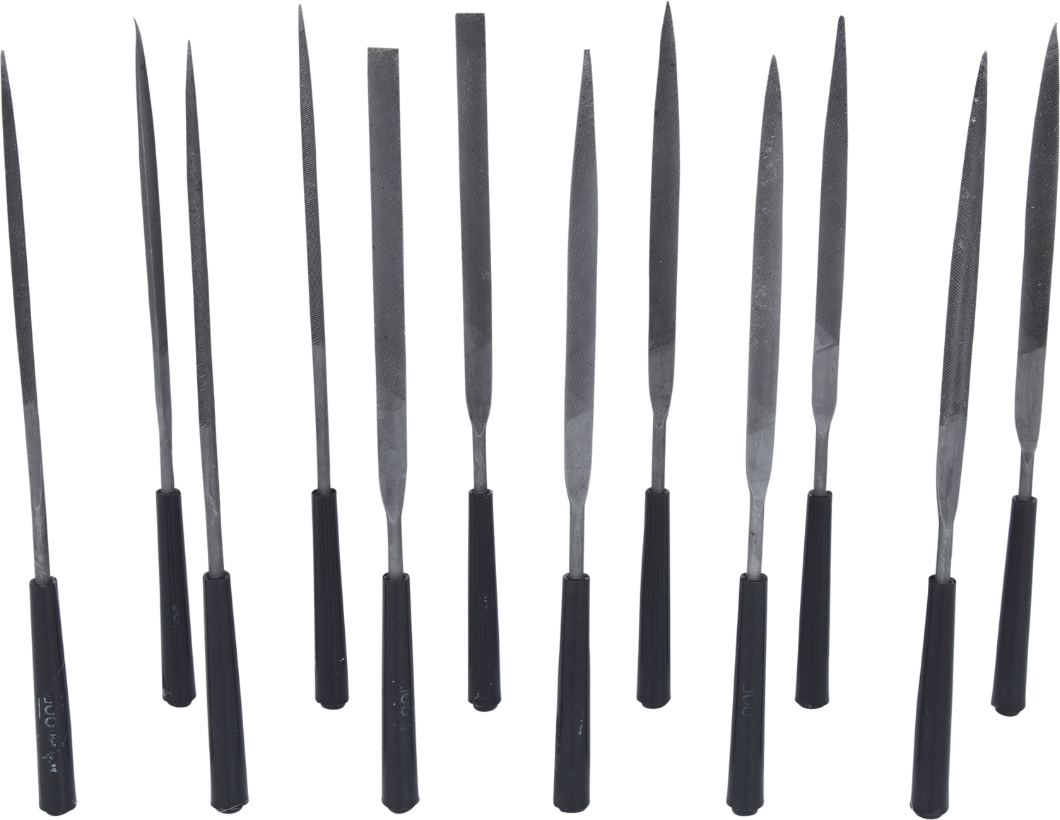 KS Tools Nadelfeilen-Satz mit Kunststoffheft, 12-tlg