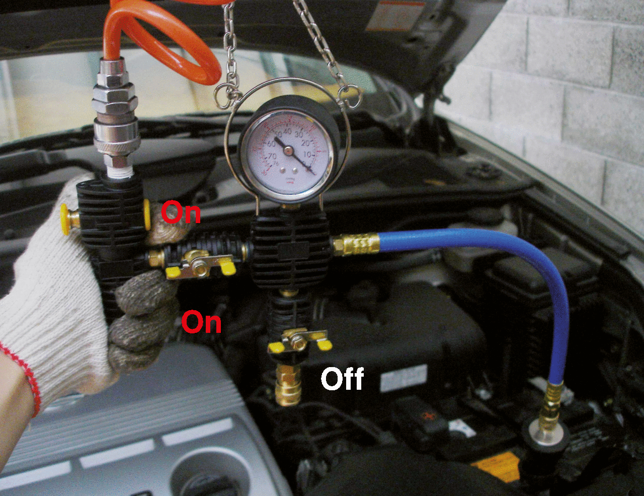 KS Tools MASTER Kühlsystem-Diagnose-Service-Satz, 25-tlg