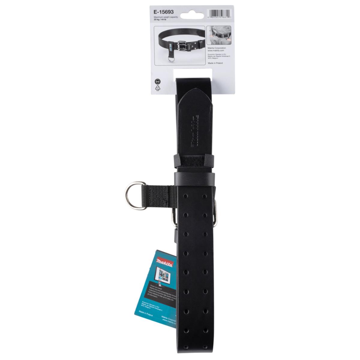 Makita Schwerlast Ledergürtel 1.380x48 mm - 0,3 kg - schwarz - E-15693