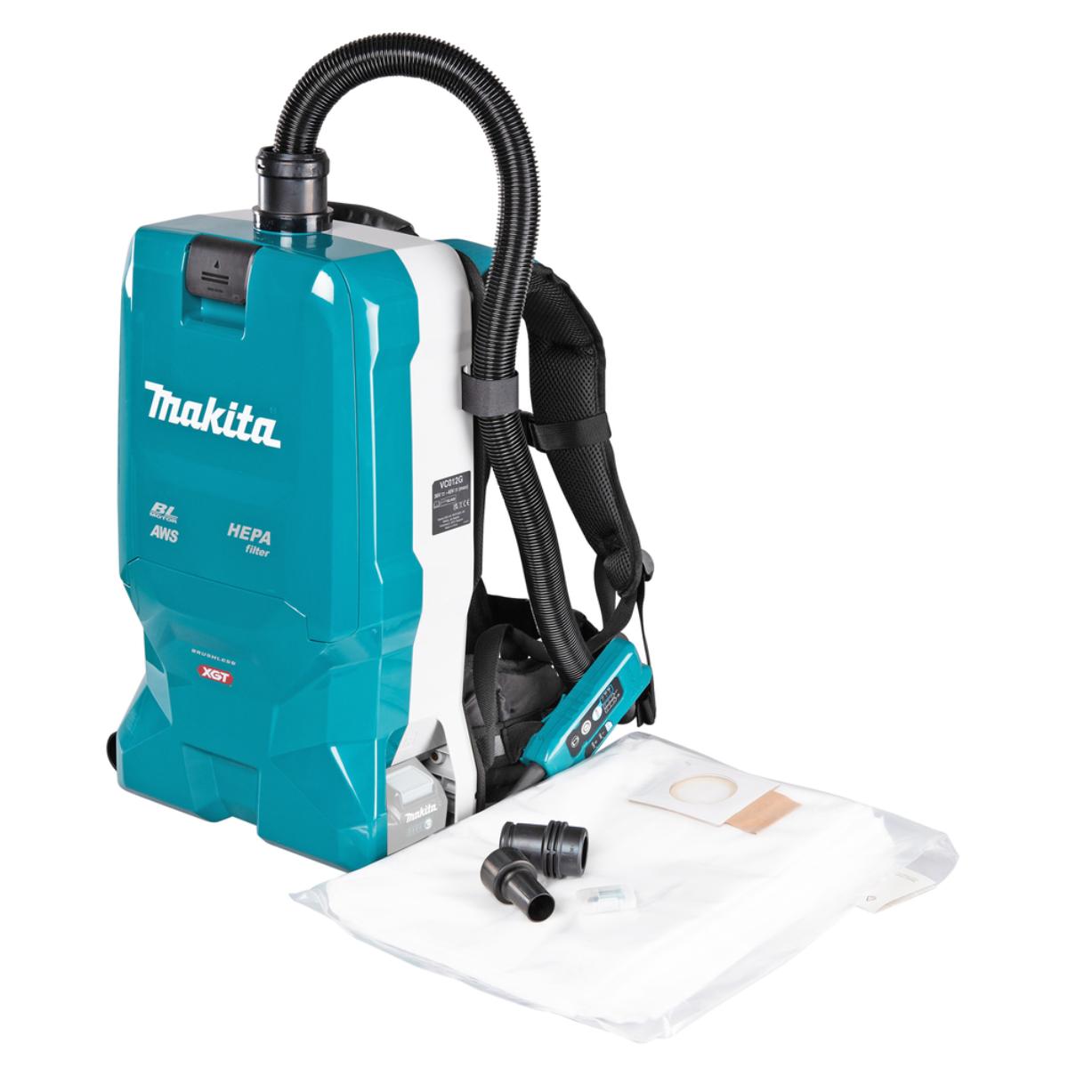 Makita Akku-Rucksackstaubsauger 40V max. - 200 mbar - 6 l - VC012GZ01