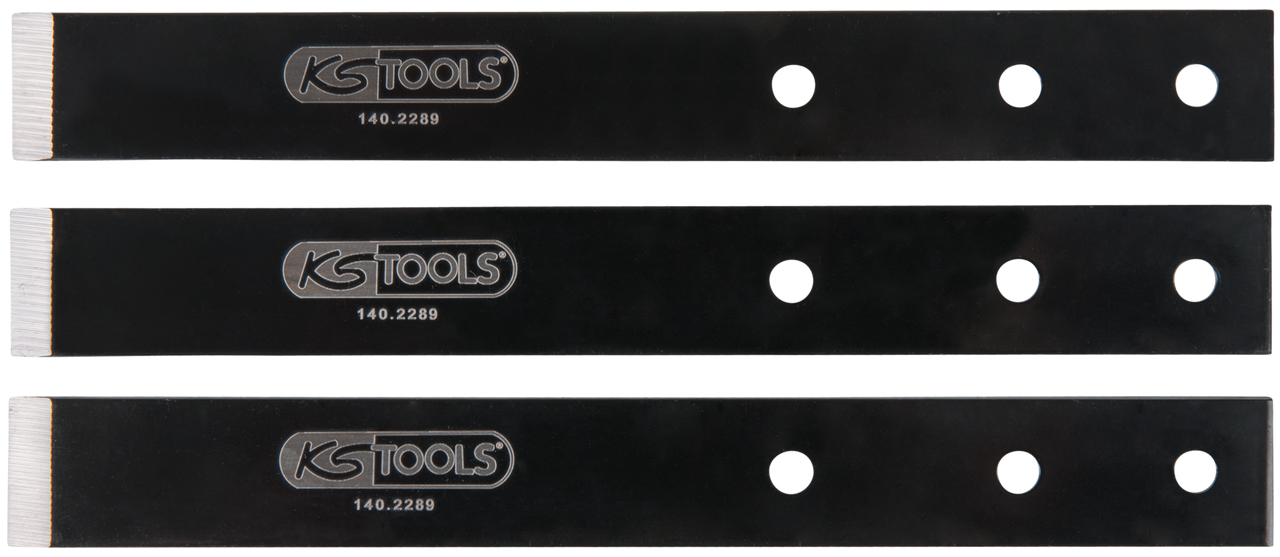 KS Tools Falzschaberklingen-Satz,Klingenlänge 19mm,3-tlg