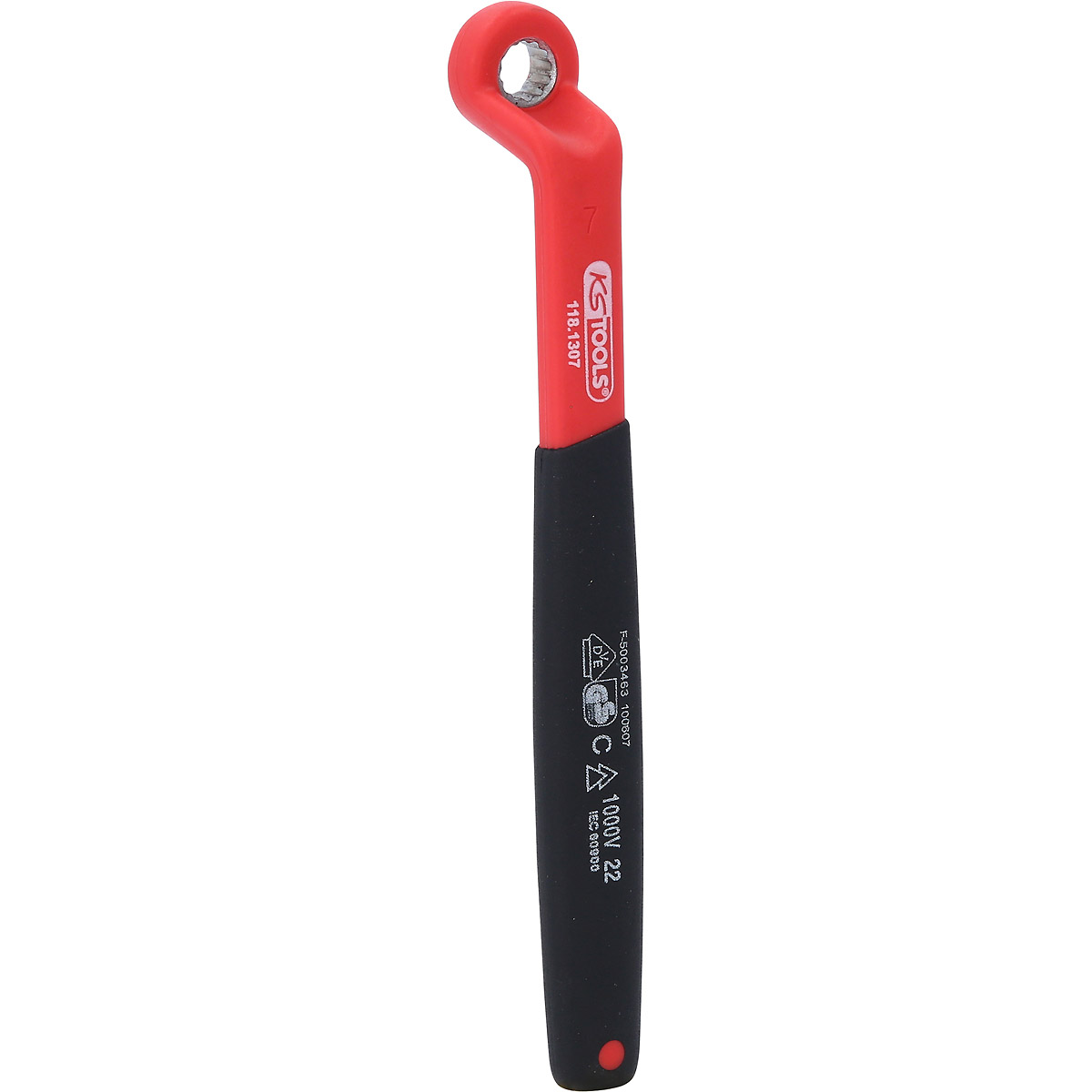 KS Tools Isolierter Ringschlüssel, gekröpft