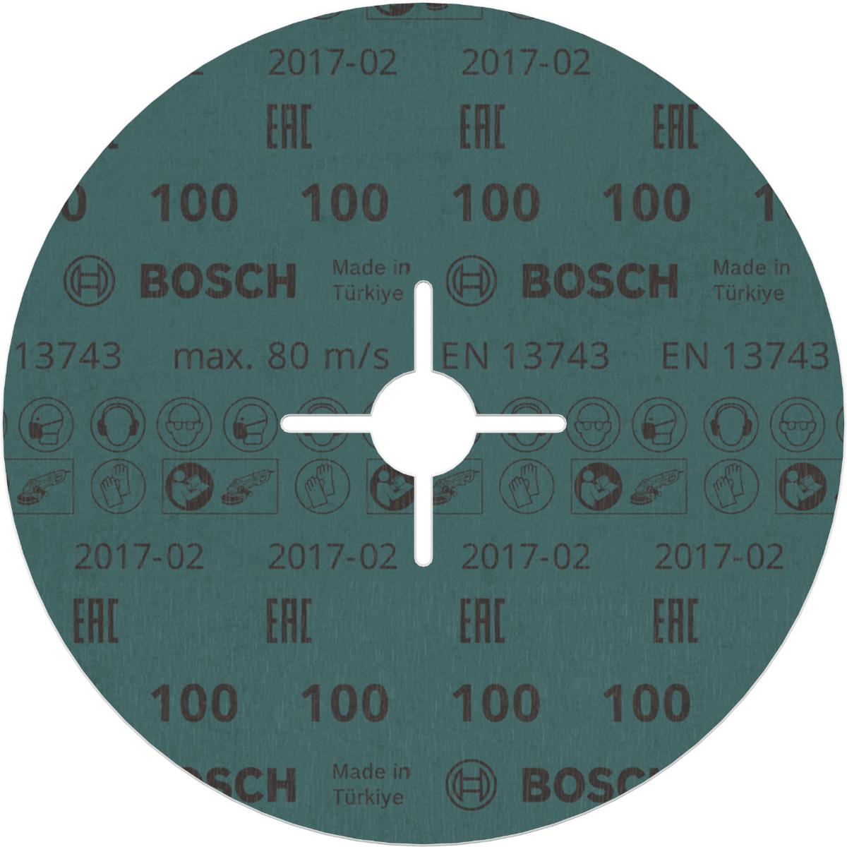Bosch PRO Fiberschleifscheibe R780 Best for Metal and Inox 125mm
