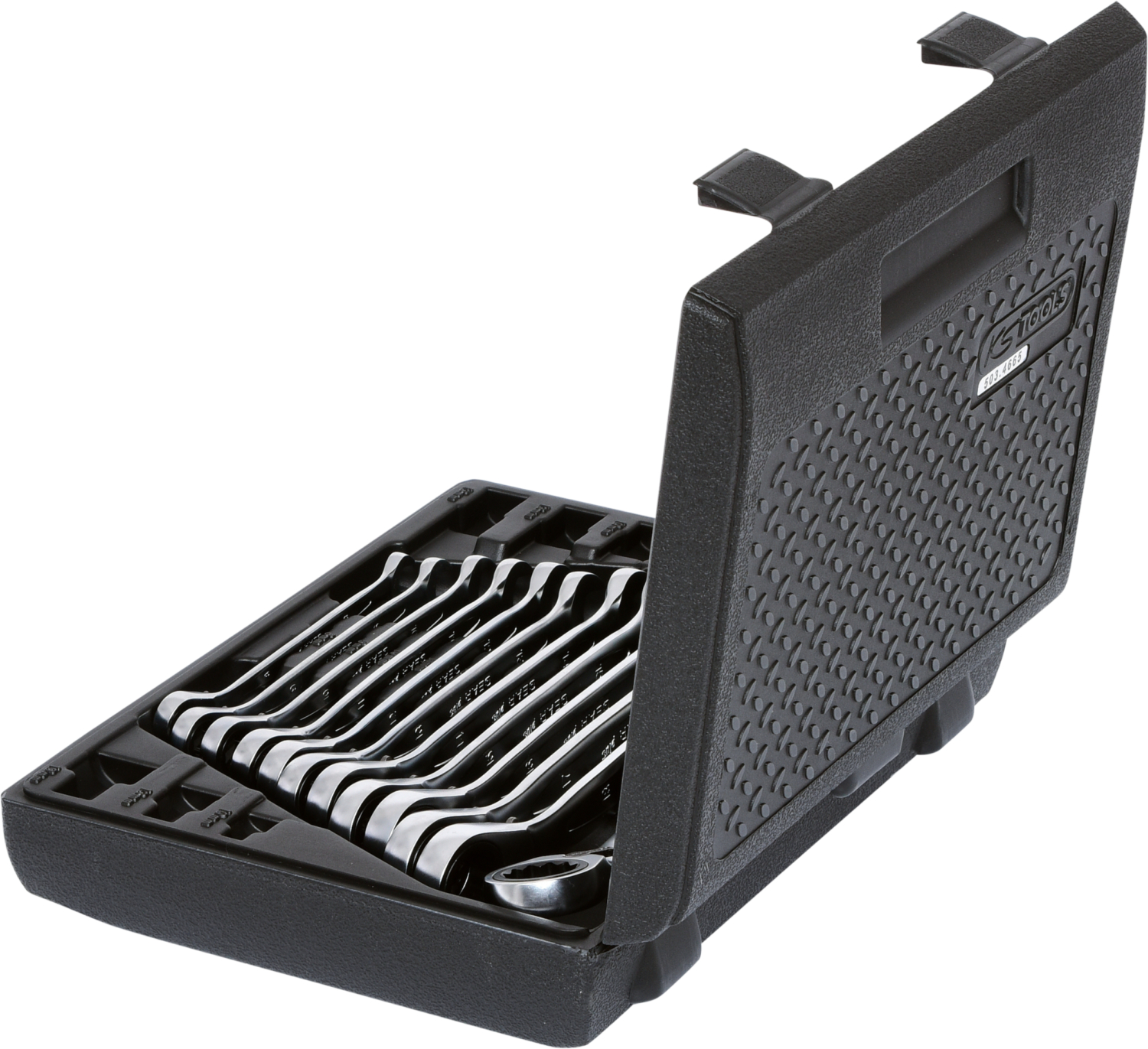 KS Tools GEARplus Ratschenringmaulschlüssel-Satz, umschaltbar,12-tlg