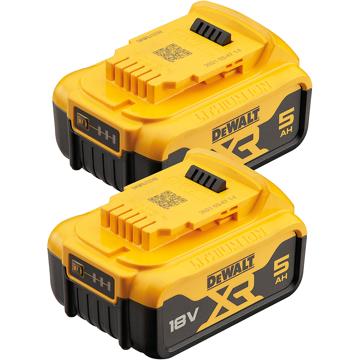 DEWALT 2er Akku-Set 18V 5Ah