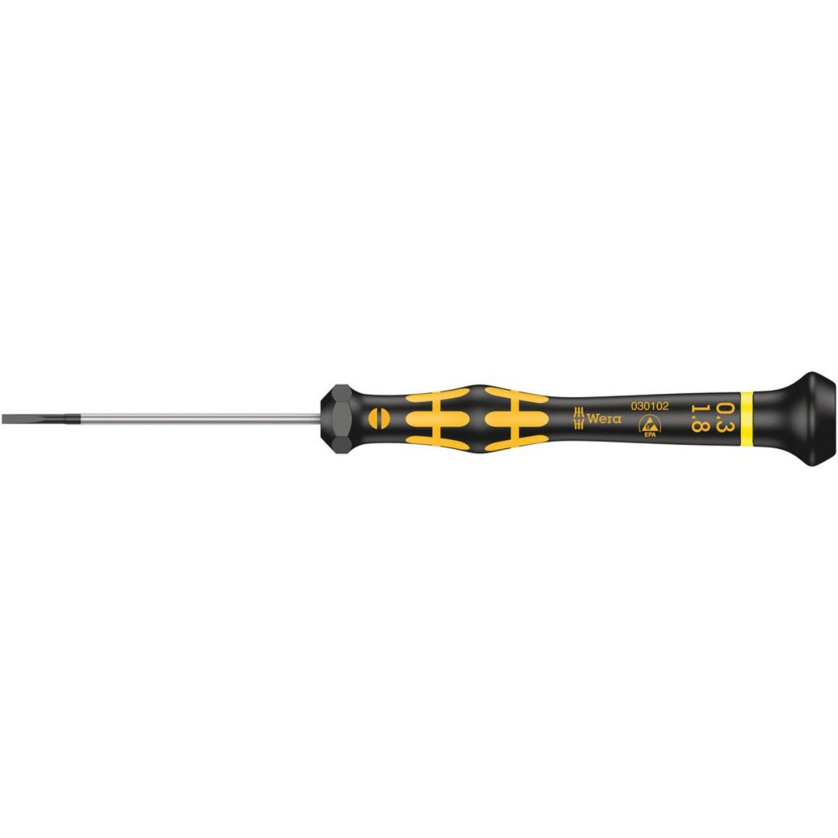 Wera 1578 A ESD Kraftform Micro Schlitz-Schraubendreher