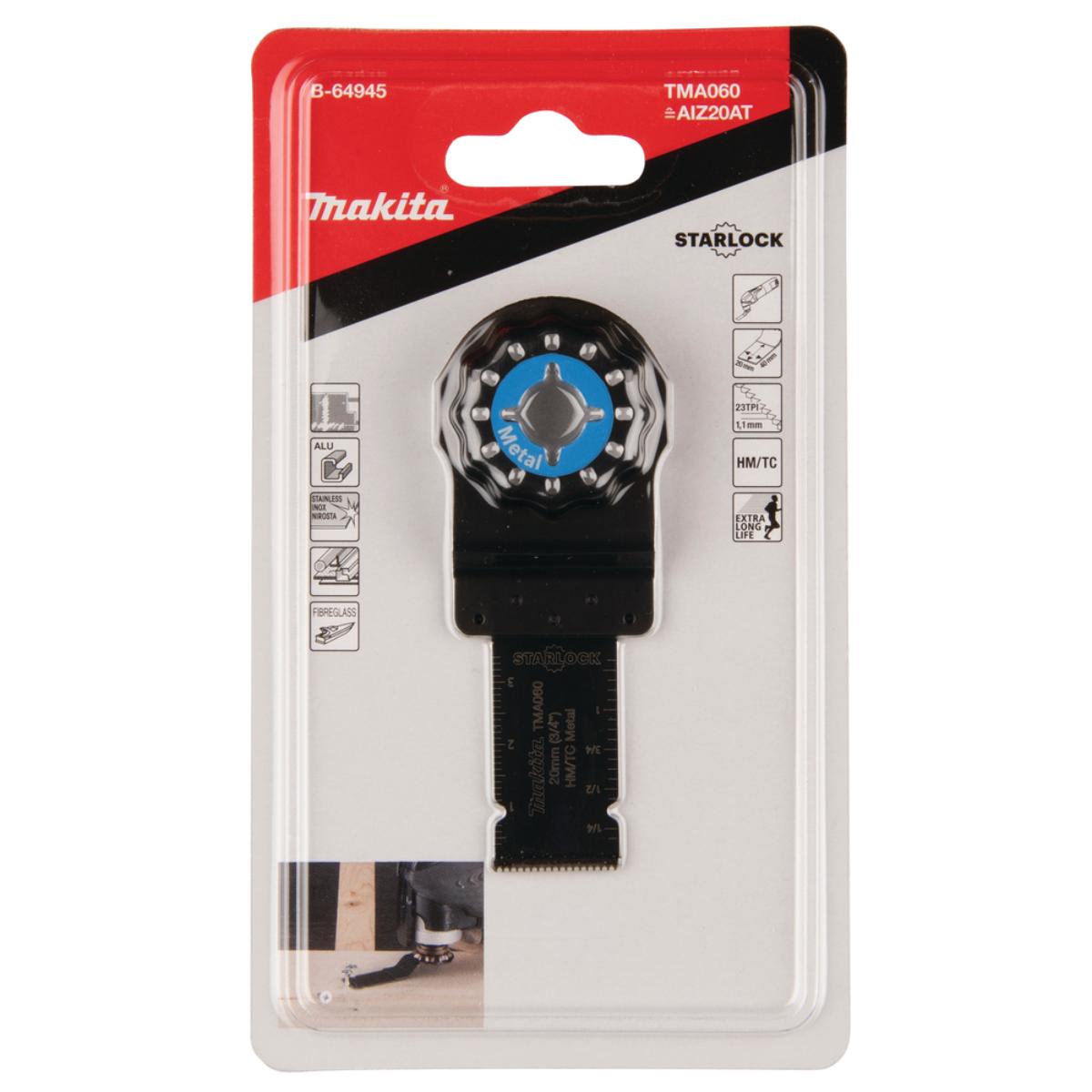 Makita Tauchsägeblatt, TMA060 - 20x40 mm - 1,1 mm für Metal