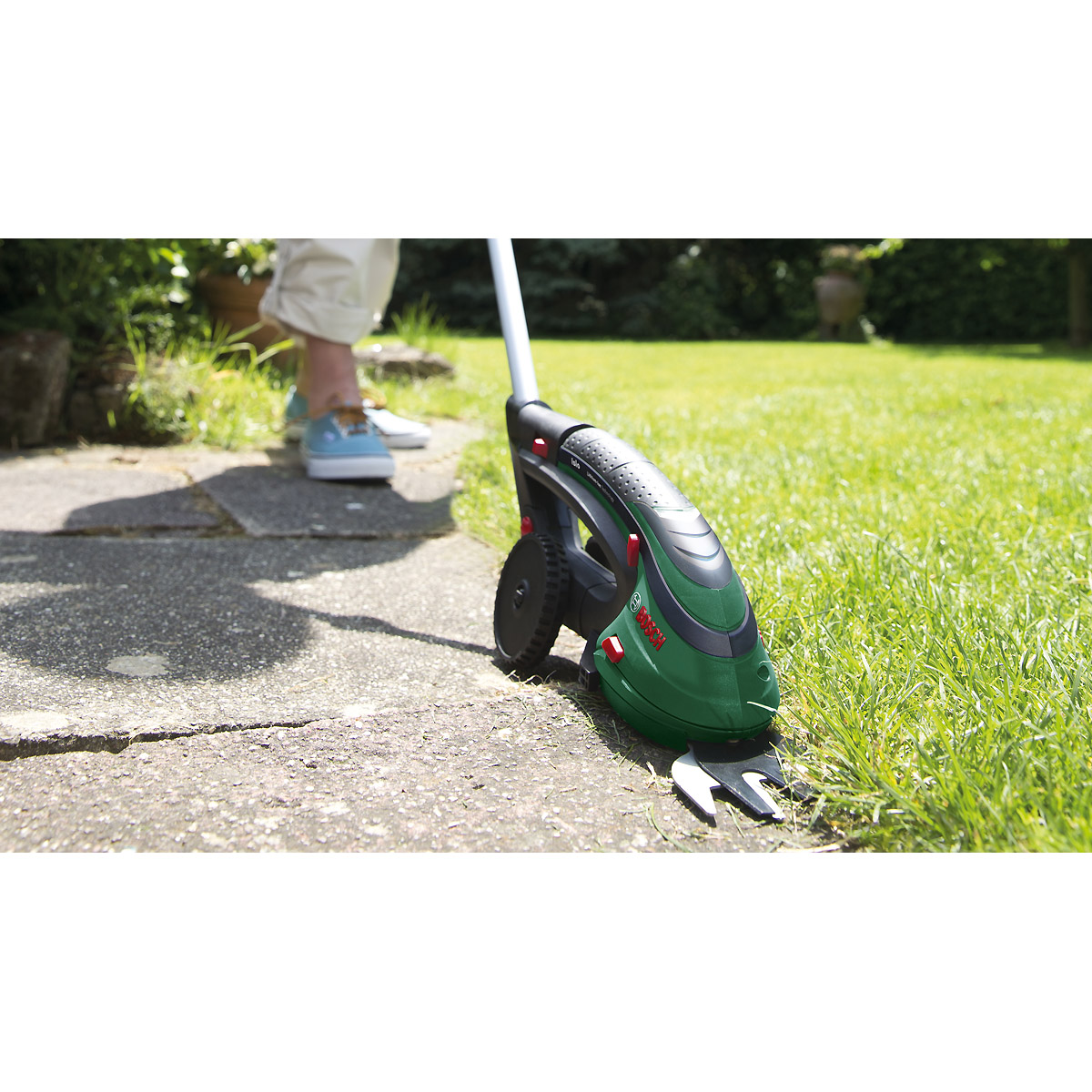 Bosch Akku-Strauch- und -Grasscheren-Set Isio