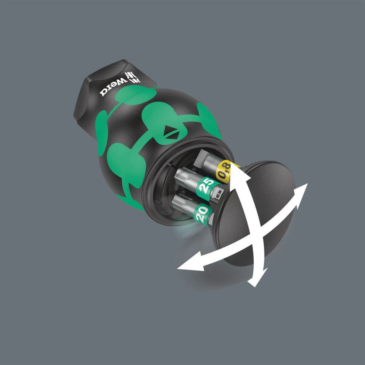 Wera Kraftform Kompakt Stubby Magazin 1, 6-teilig