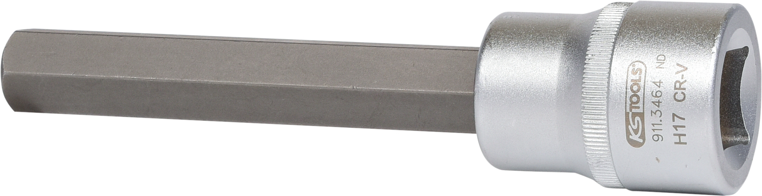 KS Tools 3/4" Bit-Stecknuss Innensechskant, lang