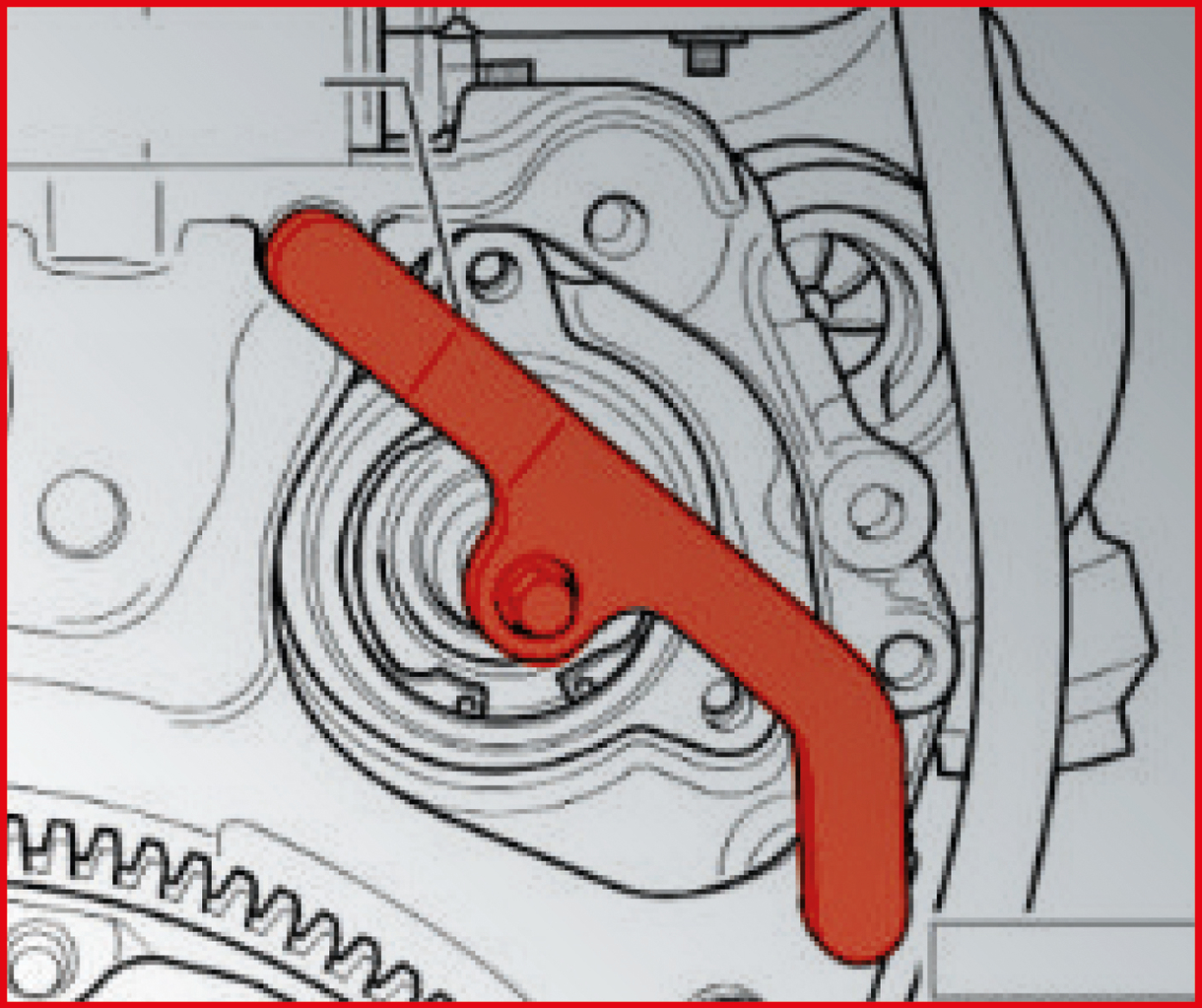 KS Tools VW Wasserpumpen-Demontage-Werkzeugsatz, 3-tlg