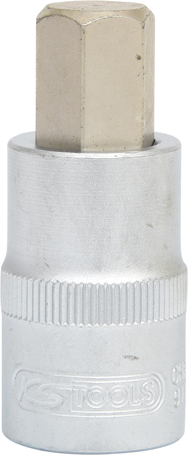 KS TOOLS 1/2" Bit-Stecknuss Innensechskant, kurz