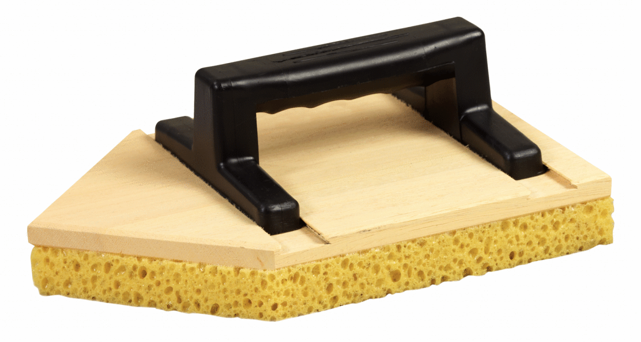 KS Tools Holz-Reibebrett, spitz mit Schwamm