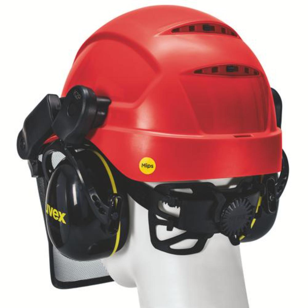 uvex pheos forestry Mips Schutzhelm rot
