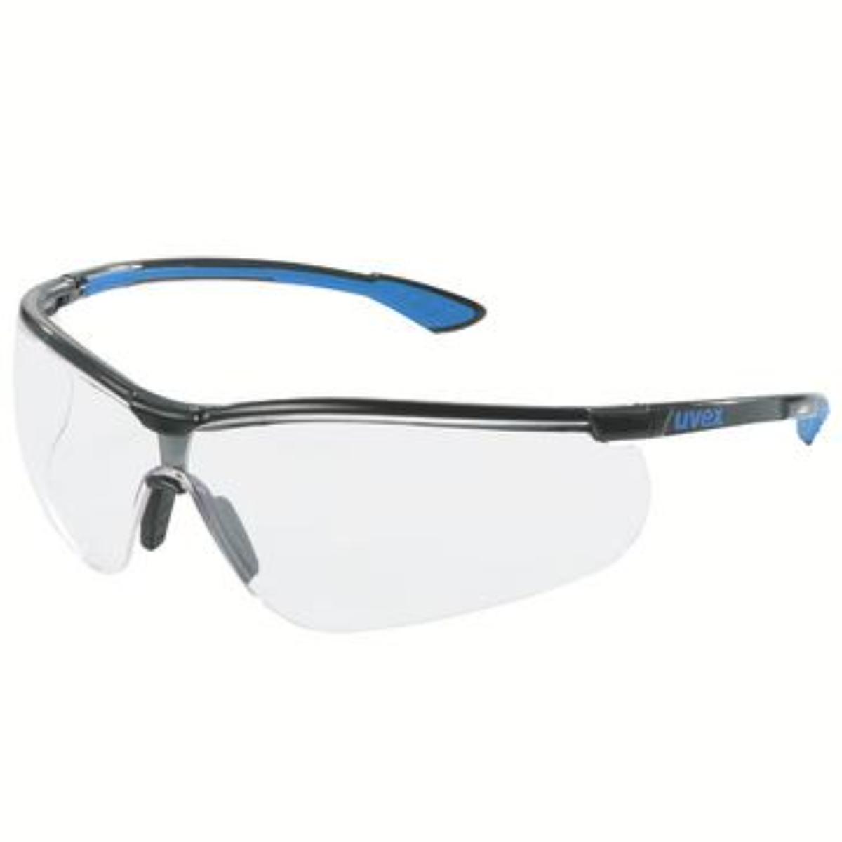 uvex Bügelbrille sportstyle schwarz, blau