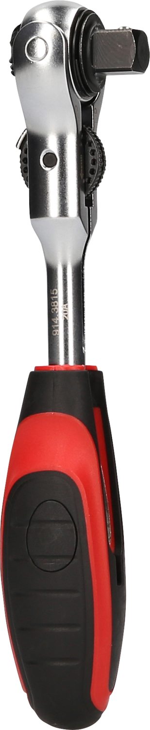 KS Tools 3/8" MODIFIX Mini-T-Griff-Schwenkkopf-Knarre, 72 Zahn, 0°+90°