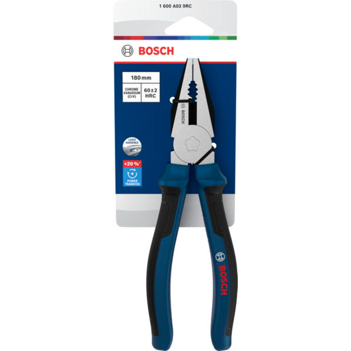 Bosch Kombinationszange 180 mm, Mehrkomponentengriffe