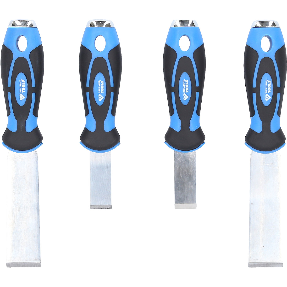 Brilliant Tools Universal-Schaber-Satz, 4-tlg