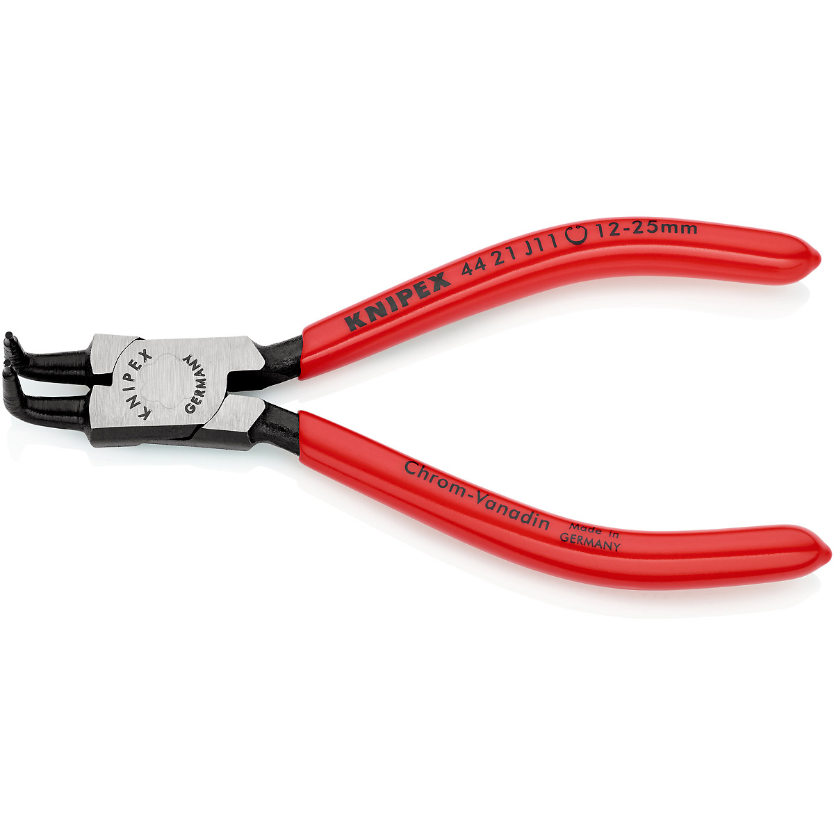 KNIPEX Sicherungsringzange atramentiert angewinkelt