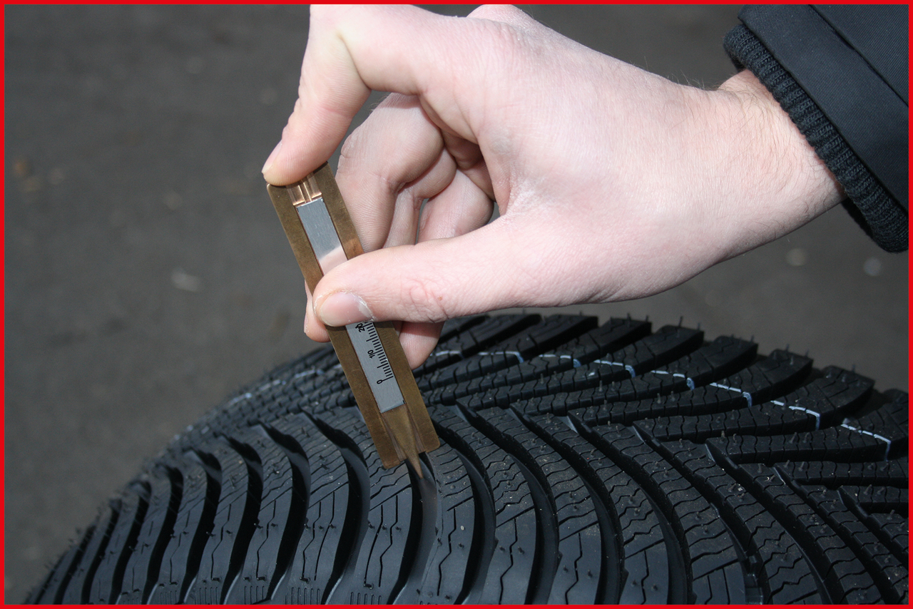 KS Tools Reifenprofil-Tiefenmesser 0 - 30 mm