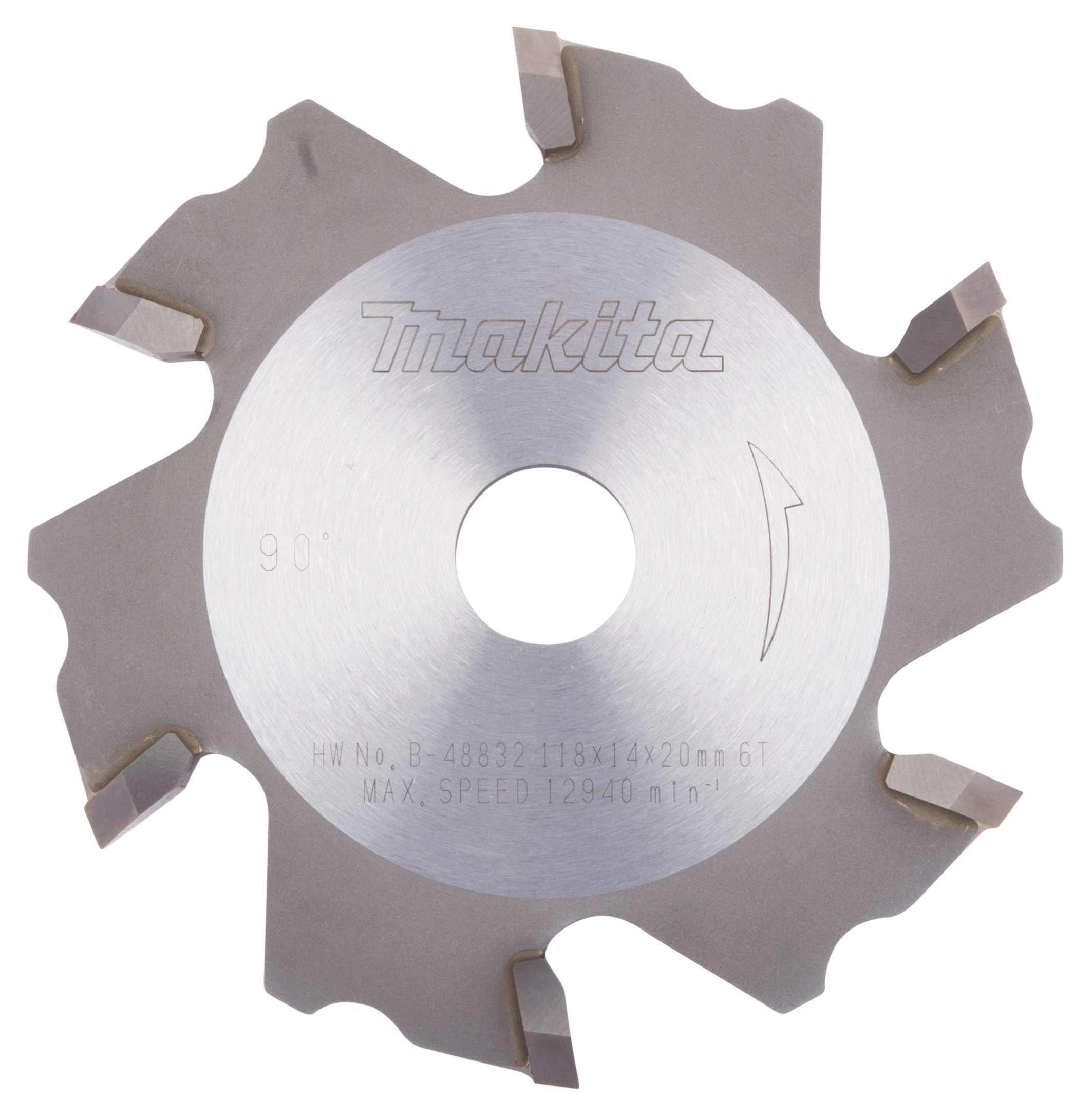 Makita HM-Nutfräser 90° - B-48832