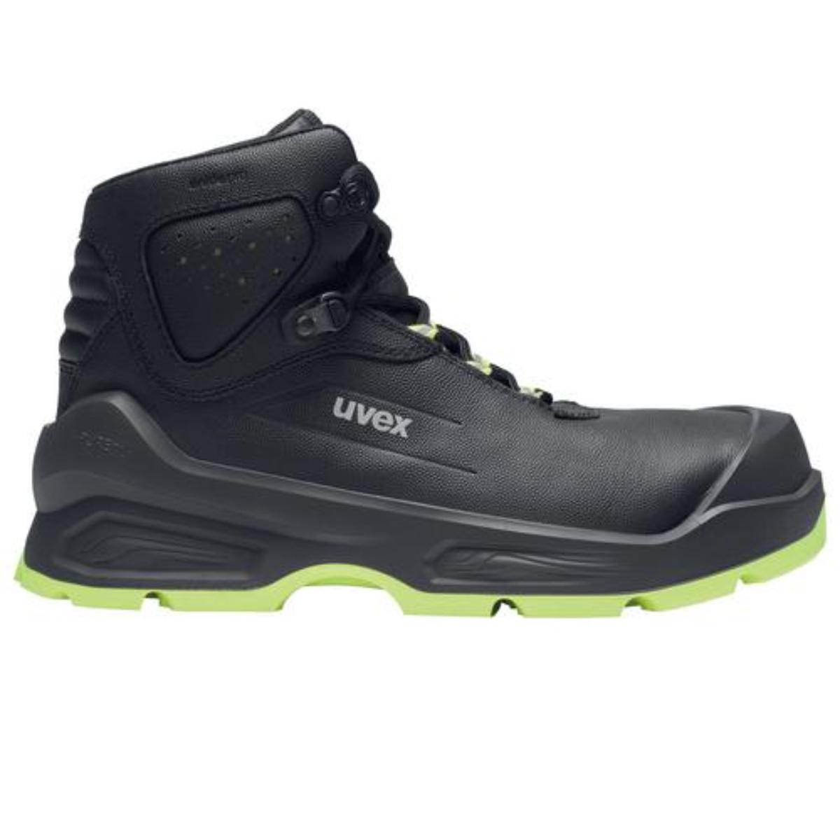 uvex 3 Sicherheitsschuh Schnürstiefel S3, schwarz/gelb