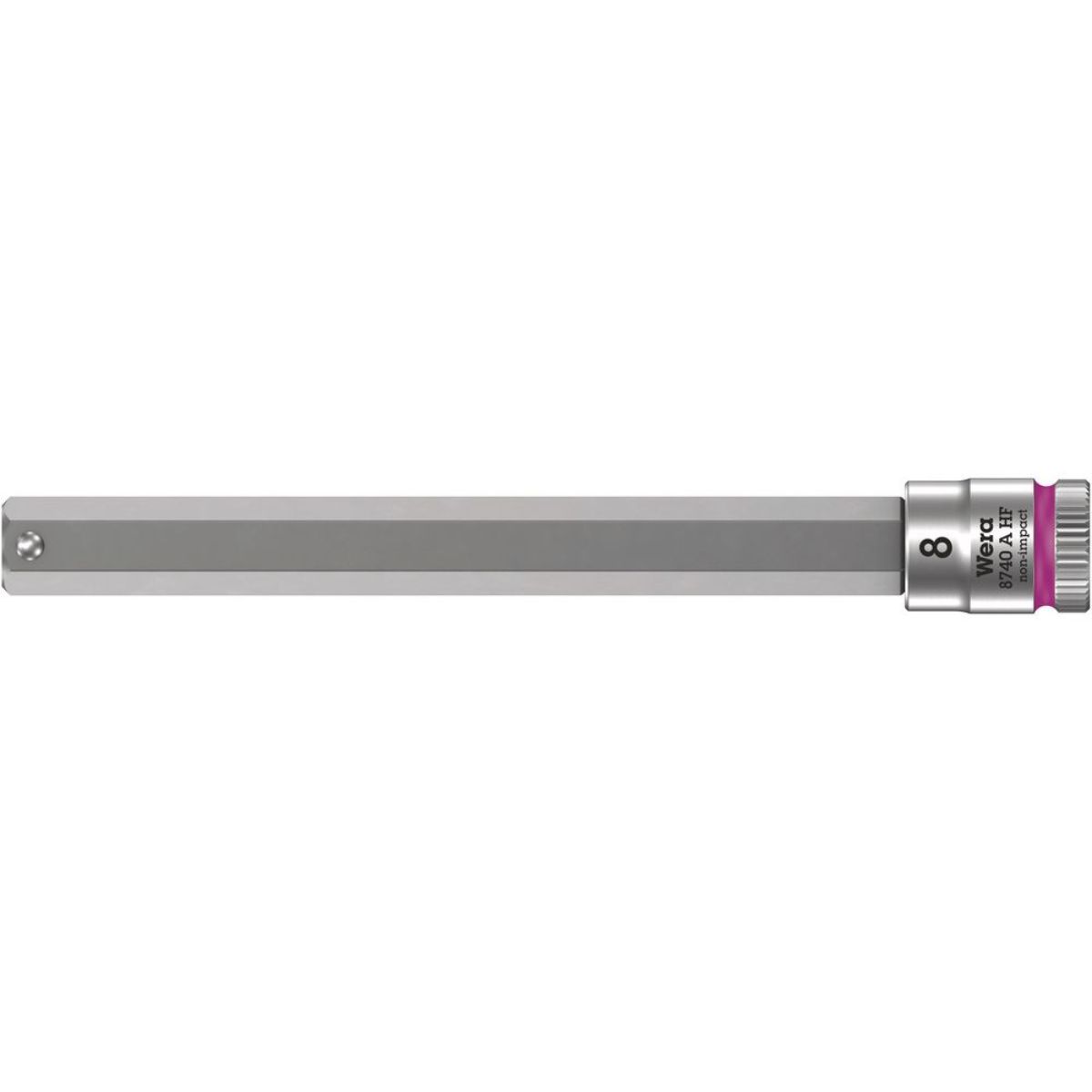 Wera 8740 A HF Zyklop Bitnuss + 1/4"-Antrieb + Haltefunktion für Innensechskantschrauben, metrisch