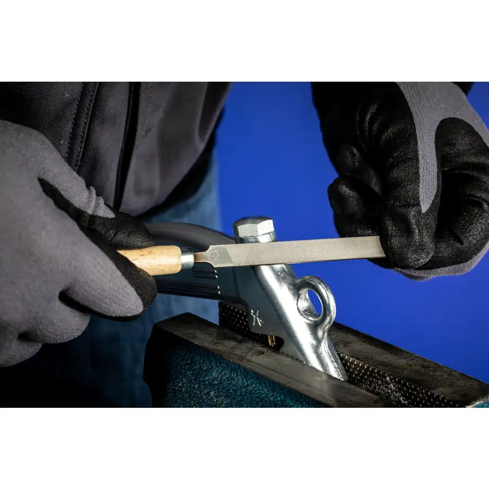 PFERD TOOLS Schlüsselfeilen-Set mit Holzheft 6-tlg. Hieb 2 für filigrane Feilarbeiten