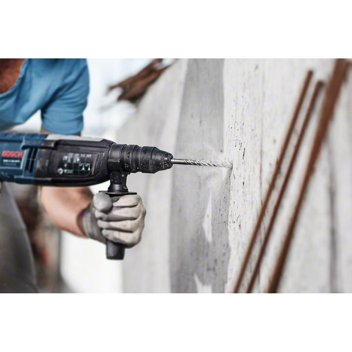 Bosch 8-teiliges Hammerbohrerset SDS plus-3, Tough Box, 5–10 mm. Für Bohrhämmer