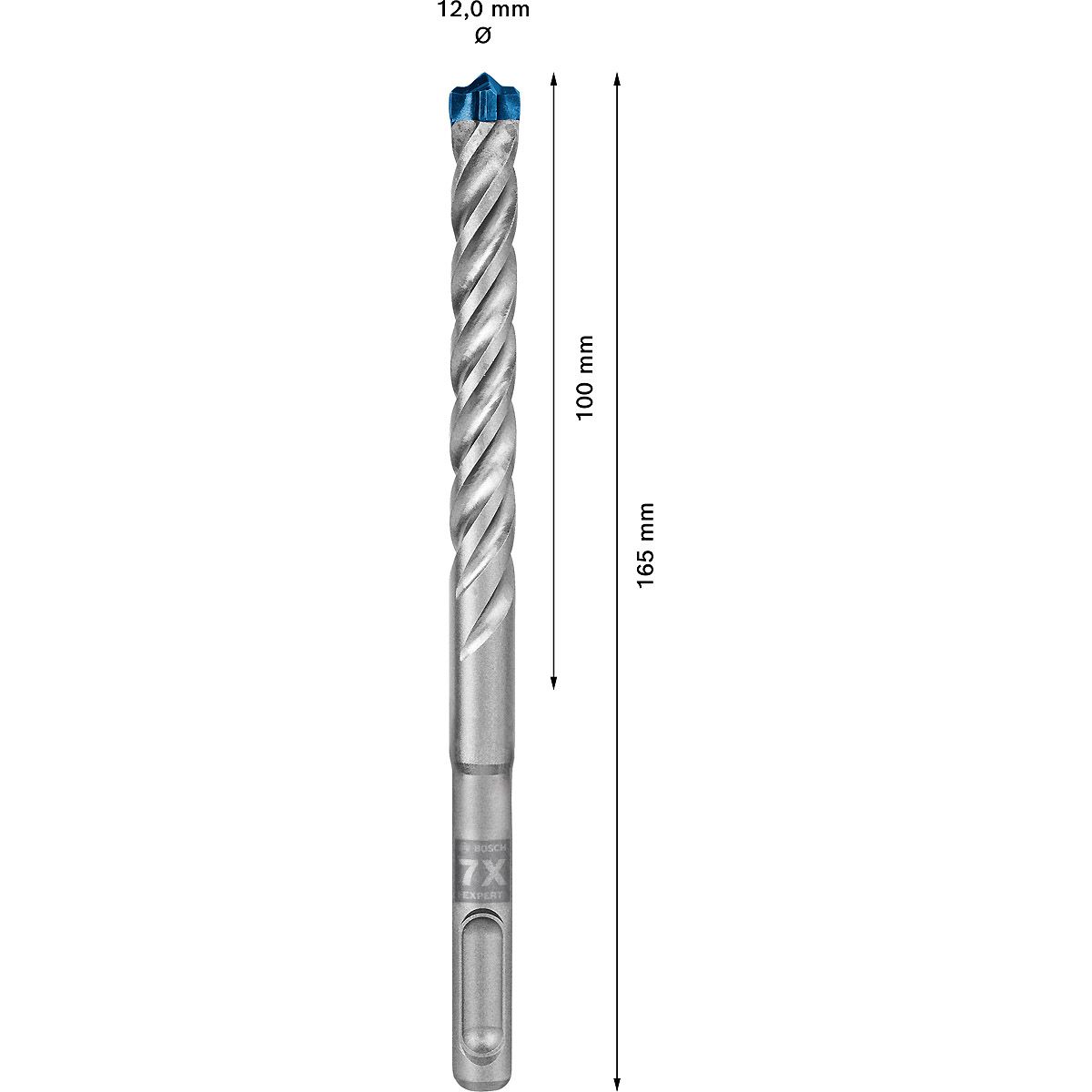 Bosch EXPERT SDS plus-7X Hammerbohrer, für Bohrhämmer ø 12 mm