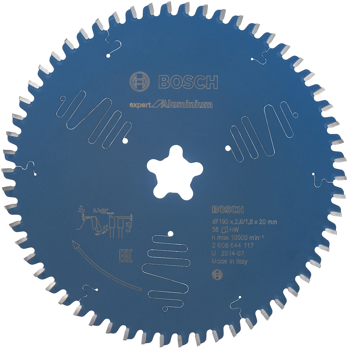Bosch Kreissägeblatt Expert for Aluminium ø 190 mm