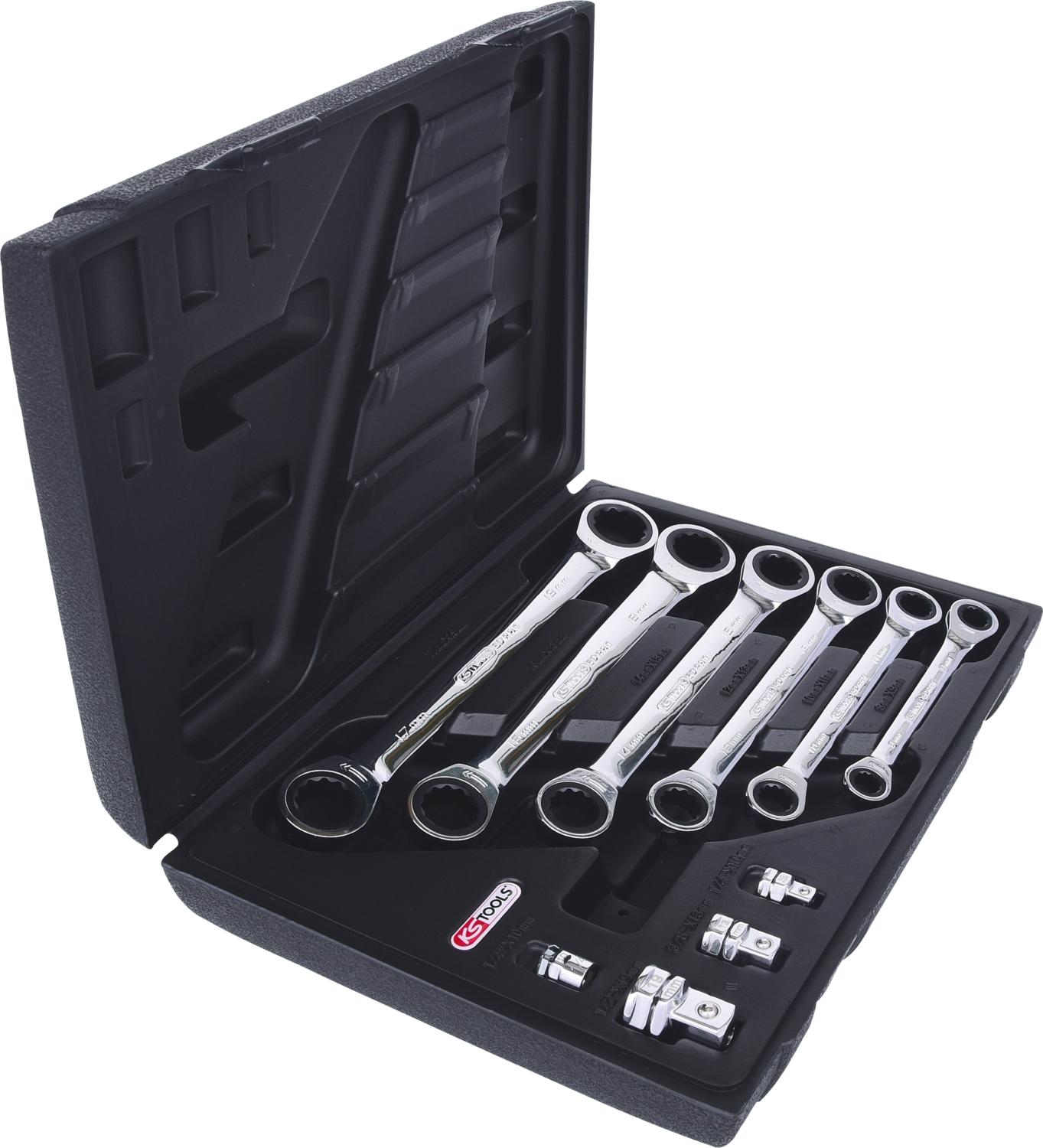 KS Tools GEARplus Doppel-Ratschenringschlüssel-Satz, 10-tlg 8-19mm
