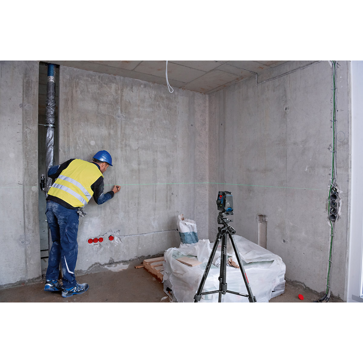 Bosch Kombilaser GCL 2-50 G mit Baustativ
