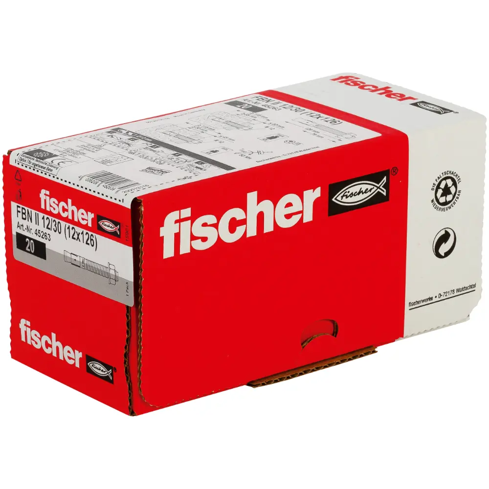 Fischer Bolzenanker FBN II 12/30 galvanisch verzinkt