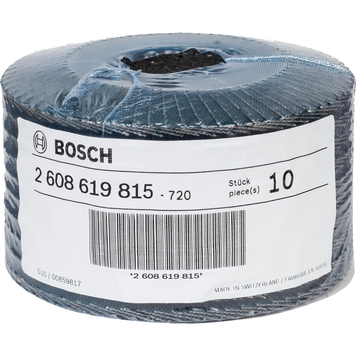Bosch X-LOCK-Fächerschleifscheibe X551, Expert for Metal, gerade