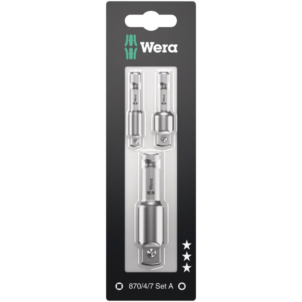 Wera 870/4/7 Set A SB, 3-teilig