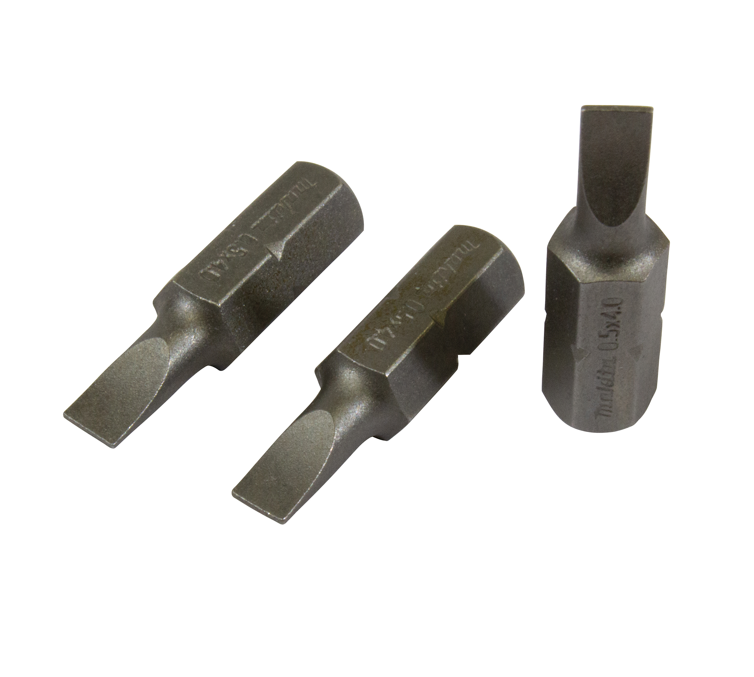 Makita Bit SL0.5x4,0, 3 Stück - SL0.5x4,0 - 25 mm - B-23519