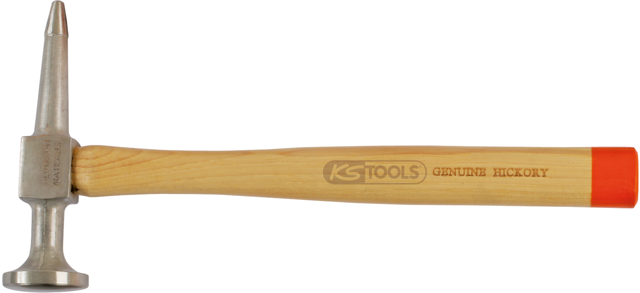 KS Tools Aluminium-Karosserie-Spitzhammer gewölbter Kopf, rund-spitz