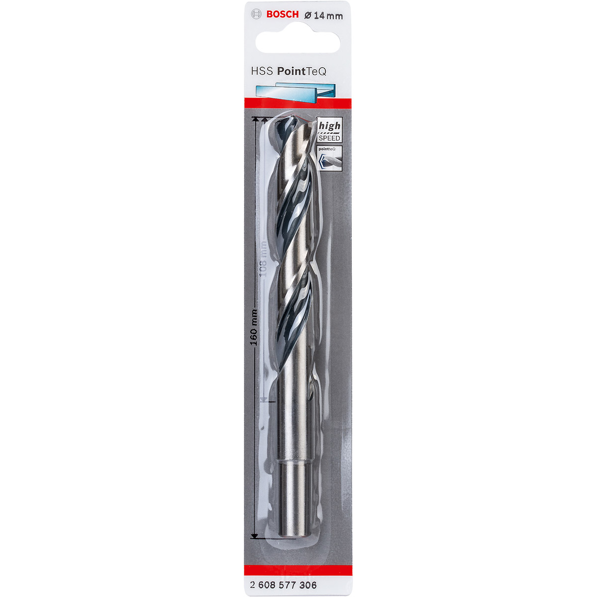 Bosch Metallspiralbohrer HSS PointTeQ, DIN 338, mit reduziertem Schaft