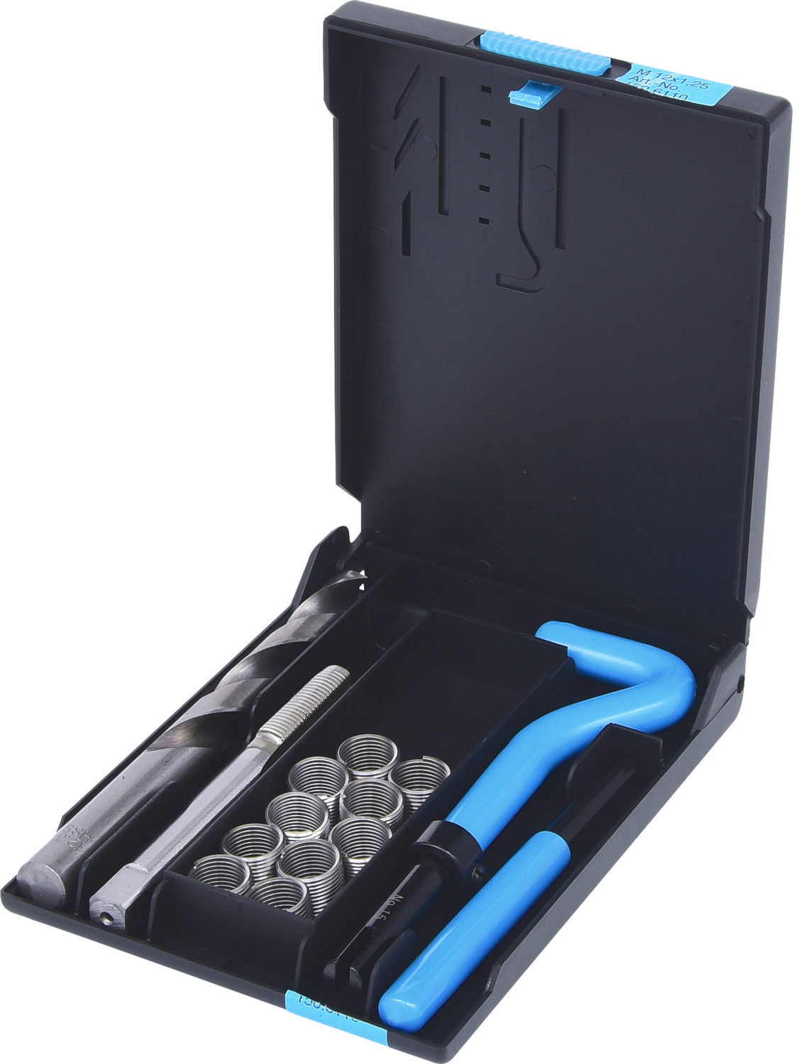 KS Tools Nirostahl Gewinde-Reparatur-Satz M12x1,25x16,8mm, 14-tlg