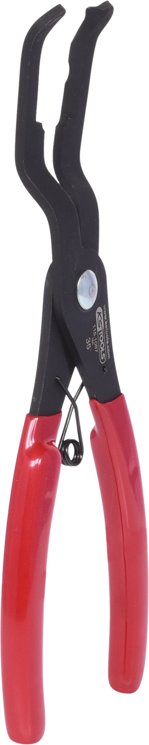 KS Tools Trim-Clip-Zange, Zangenende 35°, 190mm