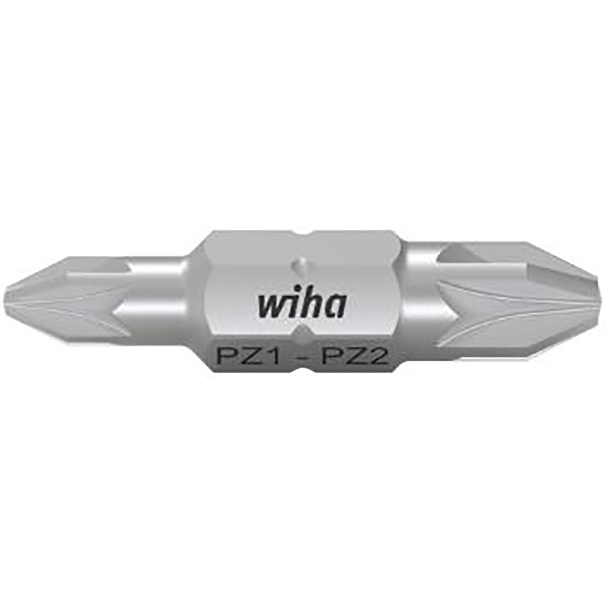 Wiha Bit Set Doppelbit Pozidriv (PZ1/PZ2) 10-teilges Set in Box