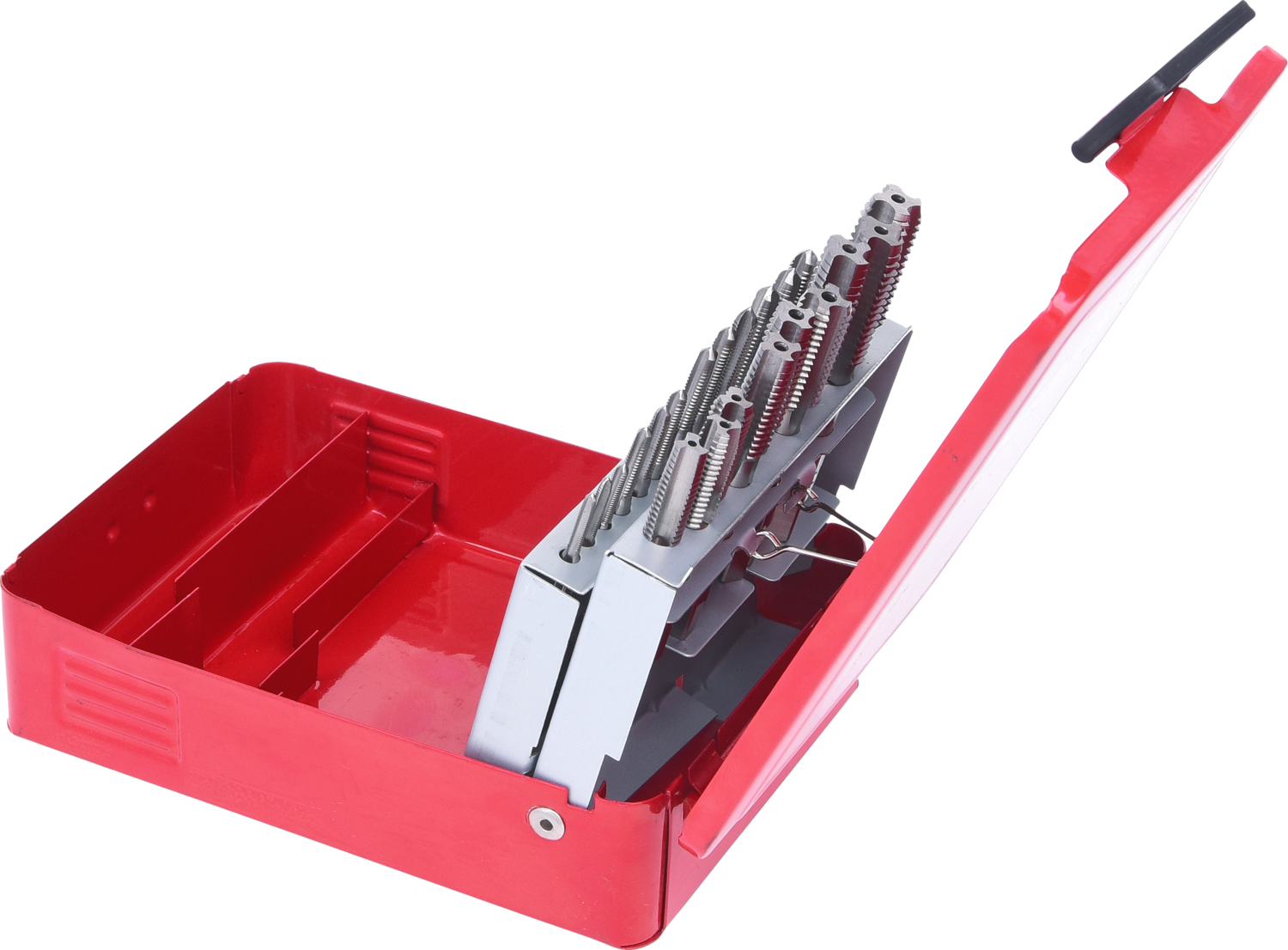 KS Tools HSS Handgewindebohrer-Satz M, Stahlblechkassette 21-tlgM3-M12