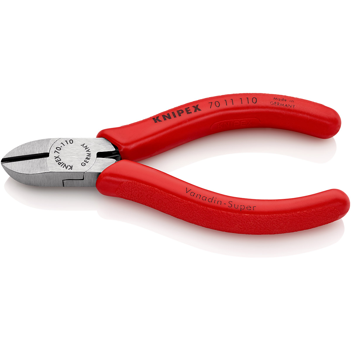 KNIPEX Seitenschneider mit Kunststoff-Griff und Öffnungsfeder