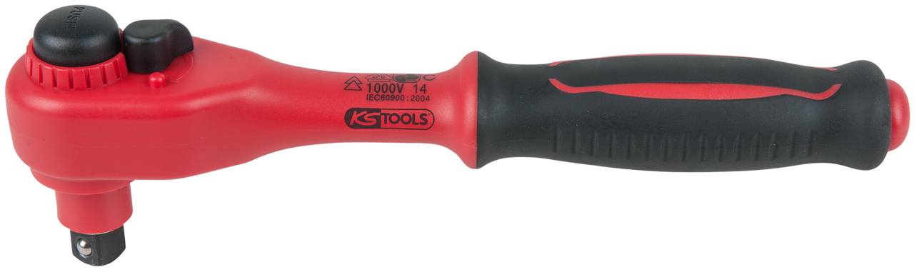KS Tools 3/8" Isolierte Umschaltknarre, 72 Zahn